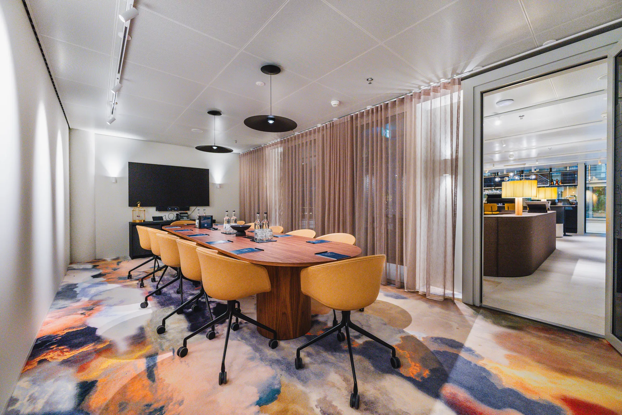 HOFF boardroom with large screen